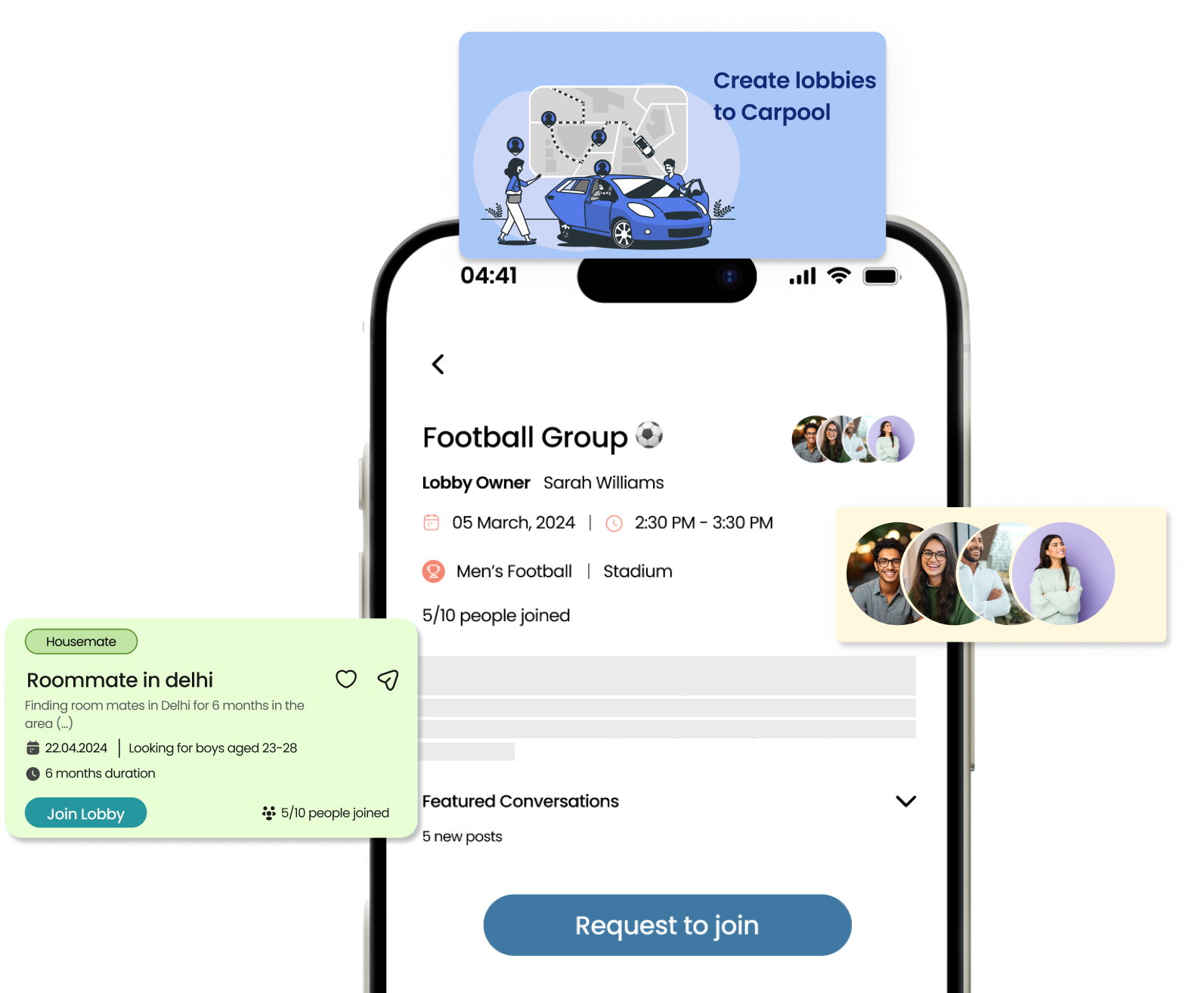 Aroundu app visualization